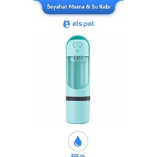 Els Pet Seyahat Mama ve Su Kabı Yeşil (Els-Tbg) | Taşınabilir ve Kompakt Çözüm