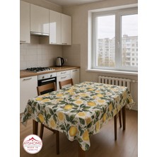 Ayspar Masa Örtüsü 150X170 cm Limon Desenli