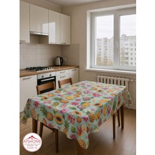 Ayspar Masa Örtüsü 150X170 cm Tropik Meyve Desenli