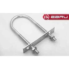 Birsence U Civata, Karşılık Demiri + Somunlu - M10X60 - 20 Set