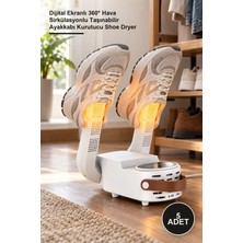 Yenilig 5 Adet Dijital Ayakkabı Kurutma ve Isıtma Makinesi – Dijital Ekranlı 360° Hava Sirkülasyonlu Taşınabilir Ayakkabı Kurutucu Shoe Dryer