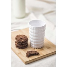 Birsence Allegra Beyaz Akrilik Bardak 6'lı Set | 400 ml | Kırılmaya Dayanıklı, Cam Değildir | Su, Meşrubat ve Sunum Için Ideal