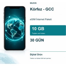 TeknoKapsül Körfez - Gcc Esım Internet Paketi 10 GB 30 Gün
