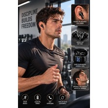 Birsence Yeni Nesil 4 Kulaklıklı Tws Bluetooth Kulaklık Seti Anc ve Dokunmatik Kontrol