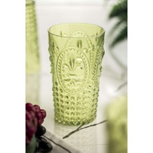 Birsence Akrilik Yeşil Tekli Uzun Bardak & Su Meşrubat Bardağı 750 ml ( Büyük Boy & Cam Değildir )