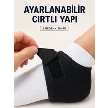 Birsence S Beden Cırtlı Topuk Çorabı Ayarlanabilir Topuk ve Ayak Bileği Destekleyici