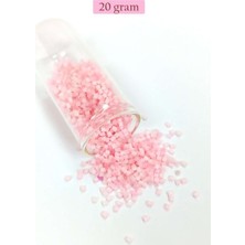 Birsence Kesme Cam Boncuk 2mm - 20 Gram - Şeker Pembe -BNC350