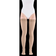 Birsence Mediven Plus Dizüstü Varis Çorabı - Ccl2 - Burnu Kapalı - Bej - 2 Numara