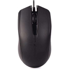 Birsence OP-760 Siyah USB Optik 1200DPI Kablolu Mouse