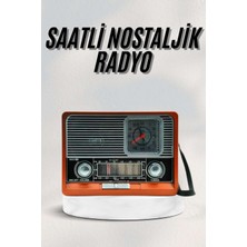 Birsence Vintage Nostaljik Radyo Aux USB Sd Kart Girişli Şarjlı Bluetooth Bağlantılı