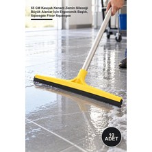 Yenilig 10 Adet Yer Sileceği Çekpas – 55 cm Kauçuk Kenarlı Zemin Sileceği Büyük Alanlar Için Ergonomik Başlık, Squeegee Floor Squeegee