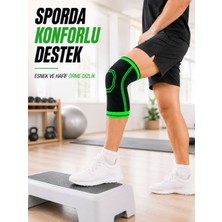 Birsence Diz Destekleyici Örme Dizlik Esnek Nefes Alabilen Spor Fitness Yürüyüş Dizliği