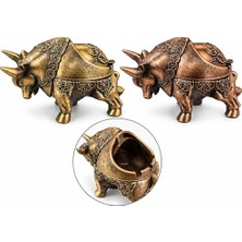 Epilons Metal Boğa Tasarımı Küllük ALK6400