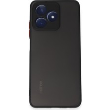 Bezos Realme C53 Uyumlu Kılıf Montreal Silikon Kapak - Siyah