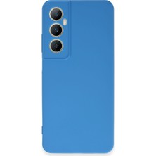Bezos Realme C65 Uyumlu Kılıf First Silikon - Mavi