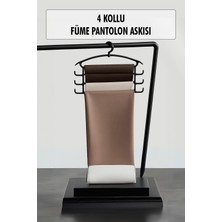 Bezos Füme Pantolon Askısı & Dolap Düzenleyici Askı