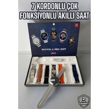 Birsence Akıllı Saat 7 Kordonlu Yeni Nesil Arama Cevaplayan Çok Fonksiyonlu