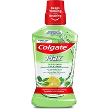3 Adet Colgate Ağız Bakım Suyu Plax Çay & limon 500 ml