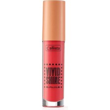 Callista Vivid Shine Lipgloss Nemlendiricili Dudak Parlatıcısı 102 Candied Peach 102 Candied Peach Turuncu 1 Adet