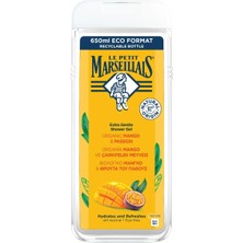 2 Adet Le Petit Marseillais Duş Jeli Organik Mango ve Çarkıfelek Meyvesi 650 ml