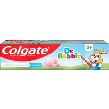 4 Adet Colgate Çocuk Diş Macunu Dr Rabbit Bubblegum 50 ml