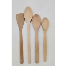 Birsence Mutfak Ahşap Kaşık Set 4lü Balsa Ks-04