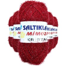 Birsence 5 Adet Mimoza Kristal Işıltılı Şal Patik Yelek Ipi 24