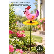 Yenilig 5 Adet Dekoratif Yaylı Hayvan Figürlü Bahçe ve Saksı Süsü – Canlı Renkli Sevimli Tasarım, Yaylı Mekanizma, Vidalı Bağlantı, Dış Mekan Garden Decor Outdoor Decor