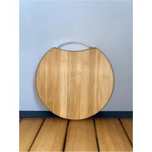 Pileli Store Bambu Kesim Sunum Tahtası 28*28*1,5 cm ROYALEKS-70467