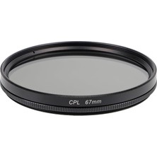 Store 67MM Cpl Polarize Filtre | Circular Polarizer | Yansıma Önleyici Lens Filtresi | 67MM Lensler ile Uyumludur