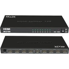 Store 7014 HDMI Splıtter 1×8 4K 8 Port 1080P 4K x 2k 3D 8 Port HDMI Splıtter Dağıtıcı