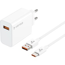 Store 67W Type-C Hızlı Şarj Kablosu Süper Turbo Hızlı Usb-C Şarj Seti 100 cm Kablo Qc-50
