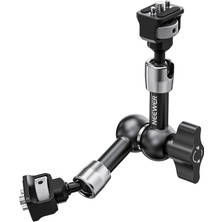 Store 1/4 Inç (1/4 Inç) Mafsallı Magic Arm, 360° Küre Başlı Konumlandırma Pimleri, Dslr Aksiyon Kamerası Monitörü Video Işığı Için, Smallrig Cage Rig ST07 ile Uyumlu