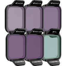Store Djı Flip Drone Için Standart Gün Nd Filtre Kiti - Nd8, ND16, ND32, ND64, ND128, Işık Azaltma, Geliştirilmiş Renkler ve Pürüzsüz Hareket Için Pl Filtreleri