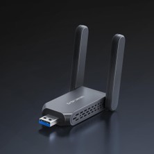 Store MA37BEH | BE6500 Wi-Fi 7 Kablosuz USB Adaptör | 6.5 Gbps Üç Bant Hız | 6 Ghz Desteği | Yüksek Kazançlı Anten | USB 3.0 | Dahili Sürücü Tak Çalıştır | Wpa3 Güvenlik | Windows 10/11 Uyumlu