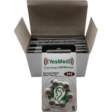 Store Extra Power 312 Numara Işitme Cihazı Pili (10 Paket x 6 Adet = 60 Adet Pil)