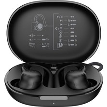 Store Soundform Activefit Kablosuz Kulaklıklar, Dahili Mikrofon, Usb-C Hızlı Şarj, 36 Saat Pil Ömrü, IP54 Suya Dayanıklılık Siyah