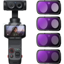 Store INSTA360 Luna Ultra ile Uyumlu 4'lü Paket Nd Filtre Kiti