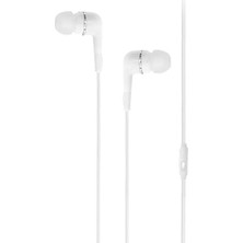 Store Mikrofonlu Kulaklık Kulakiçi WE01 Serisi (Beyaz)