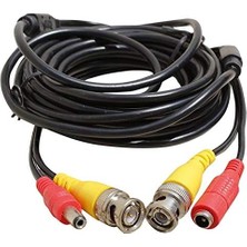 Store Bnc-Bnc Kablo+Power Kablo Dişi-Erkek Jacklı 5 Metre