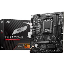 Store Pro A620M-B Am5 Ddr5 6800MHZ(OC) HDMI VGA M.2 Usb3.2 Jargb_v2 Matx