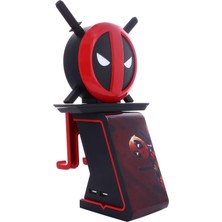 Store Kablo Adamları LED Simgeleri: Marvel Deadpool - Şarj Telefonu ve Kumanda Tutucu - Işıklı Oyun Kumandası/cep Telefonu/cihaz Şarj Tutucu, 4' Şarj Kablosu Dahil