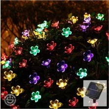 Store Solar 30 Ledli Çiçekli Rgb Bahçe Aydınlatma Dekorasyon Güneş Enerjili