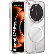 Store Xiaomi Mi 17 Ultra ile Uyumlu Kılıf Sararmaz Kamera Korumalı Magsafe ile Uyumlu Mika Sert Parlak Şeffaf Kapak