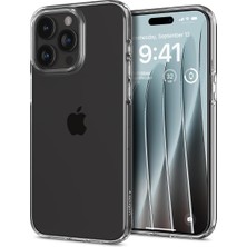 Store iPhone 15 Pro ile Uyumlu Şeffaf Kılıf Liquid Crystal Clear - ACS06699