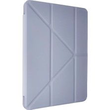 Store Samsung Galaxy Tab A9 Plus Kılıf Kalemlikli Mars Tablet Kılıfı - Lila