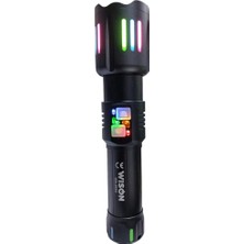 Store WS-9954 25W Zoomlu Yeşil Lazerli Metal Şarjlı El Feneri