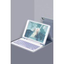 Store Apple iPad Air 11 (2024) Kılıf KC01 Smart Klavyeli Tablet Kılıfı - Lacivert