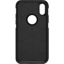 Store Commuter Serisi iPhone Xs ve iPhone x Için Koruyucu Kılıf, Tek, Siyah
