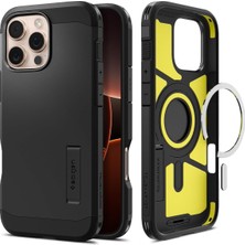 Store iPhone 16 Pro Max ile Uyumlu Magsafe Kılıf Tough Armor Mag Fit Black - ACS08013